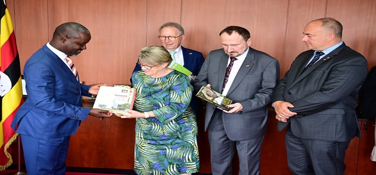 Tayebwa makes case for Germany to invest in Uganda