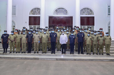 lecture of opportunity to students of police Senior command and staff course at SHE 11