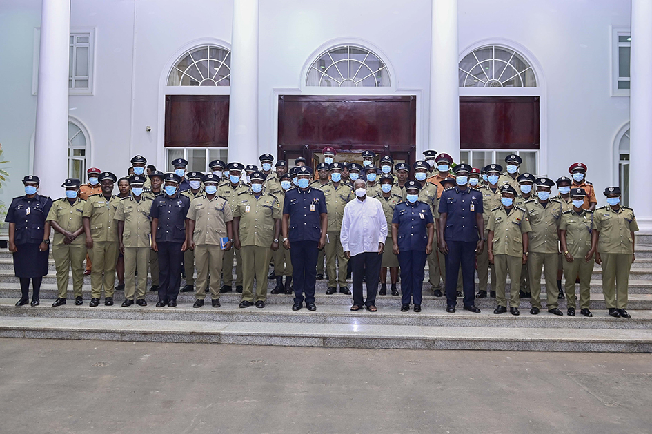 Museveni lectures security officer