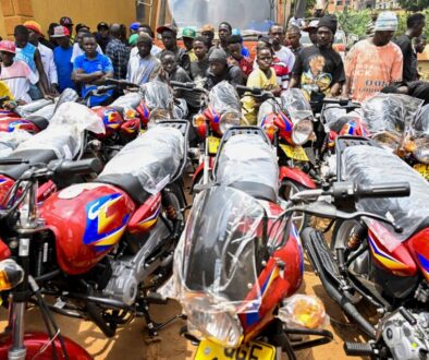 State House Comptroller hands over Boda Bodas to Kampala Ghetto Structure SACCOS (4