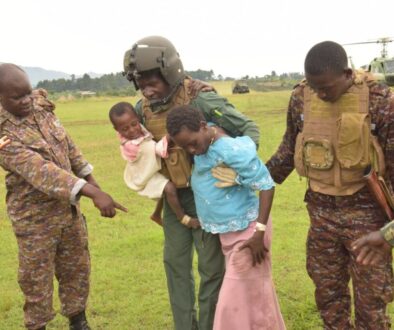 UPDF recure women chilren from adf