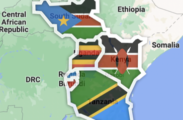 East-Africa-Federation-flag-map