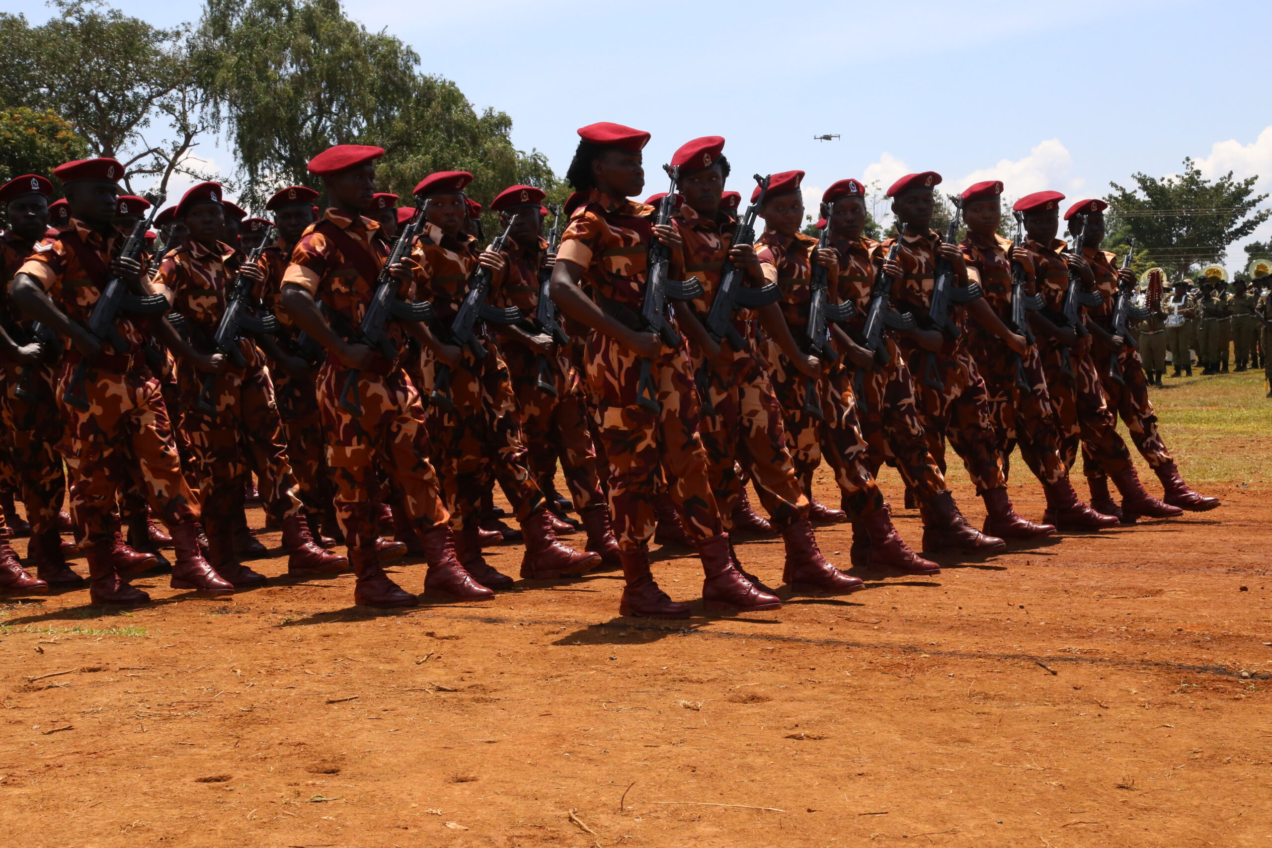 Uganda Prisons Force wardens participate in the parade. (2)