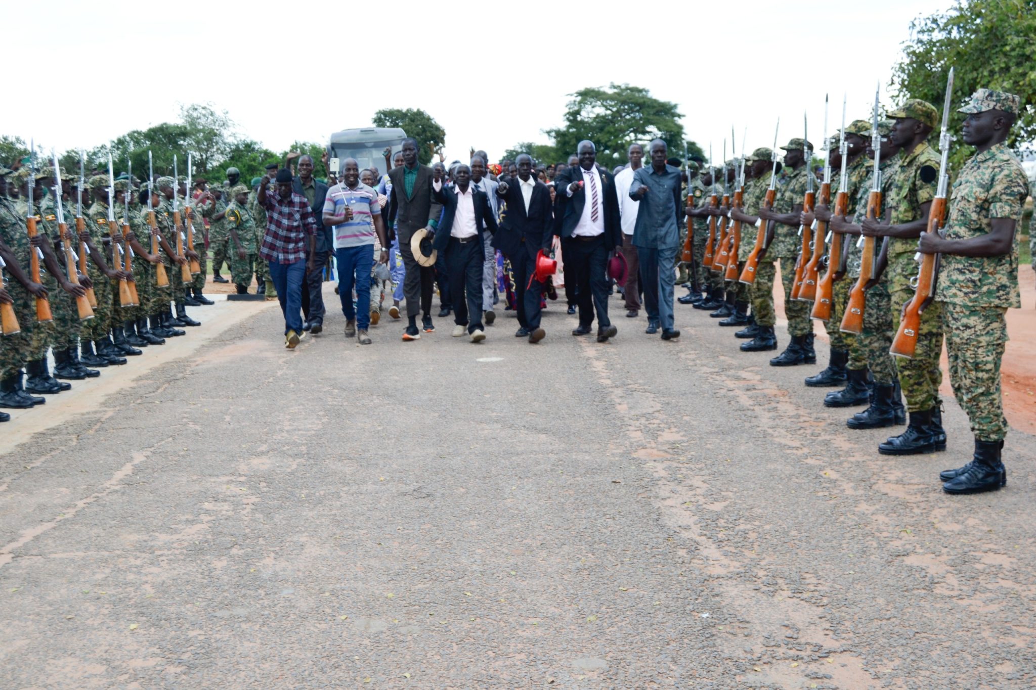 updf soldiers retire