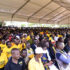 Some of the people who turned up for the PDM rally in Kaberamaido town listening to President Museveni's address on Wednesday. PPU Photo (1)