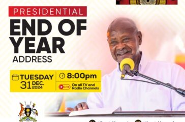 museveni end off year message