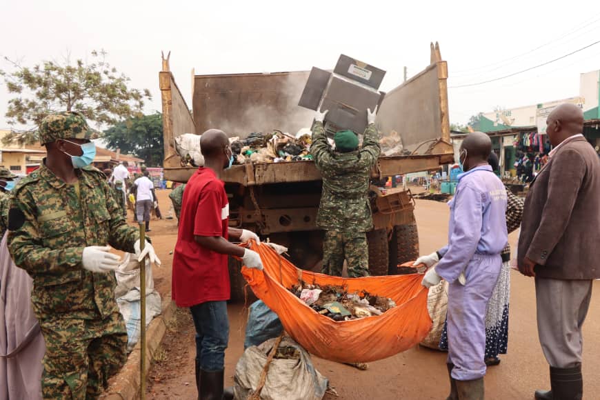 UPDF cleaan lyantonde town