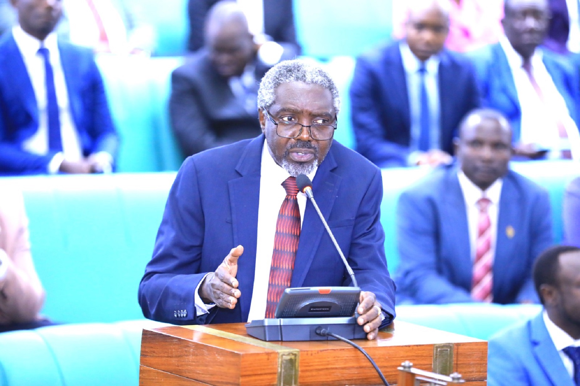 Hon. Akena on the Floor over political parties funding RESIZED Hon. Akena on the Floor over political parties funding RESIZED