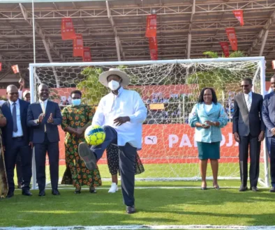 President-Museveni-kicks-the-ball-during-the-launch-of-CHAN-2024-at-Kololo-Kampala6