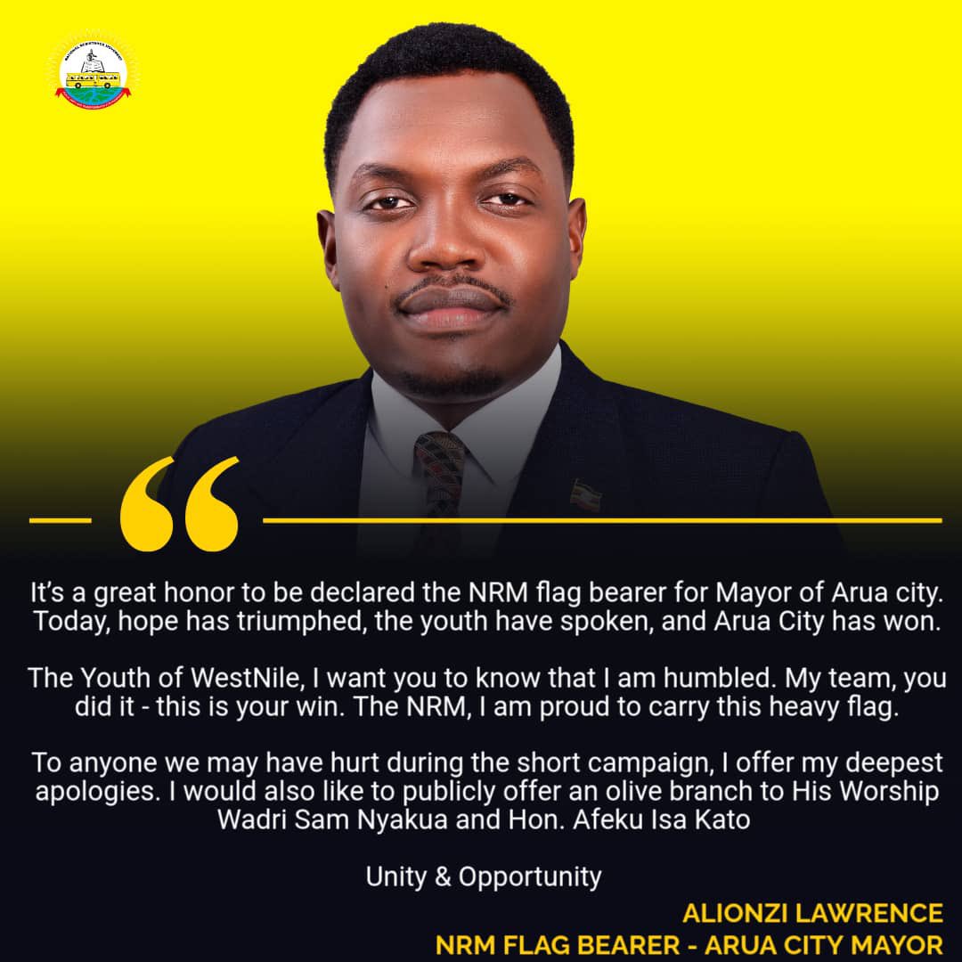 nrm arua city nrm arua city