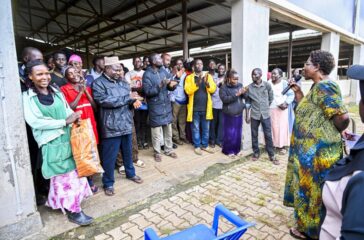 3-M7 gives financial support to Lukaya Highway market vendors Kalungu district