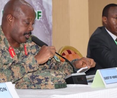 Chief-guest-Lt-Gen-Kayanja-Muhanga-addressing-EAC-chiefs-directors-heads-of-military-and-Defence-intelligence-security-at-Golf-course-hotel-Entebbe-1-870x435