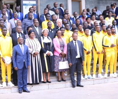 Uganda Cranes in group phot with MPs after CHAN RESIZED