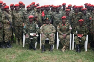 Speaking to troops undergoing a Team Leaders’ Course at Buyala Nsujju Mporwe Barracks in Mpigi District, Maj Gen Kulayigye