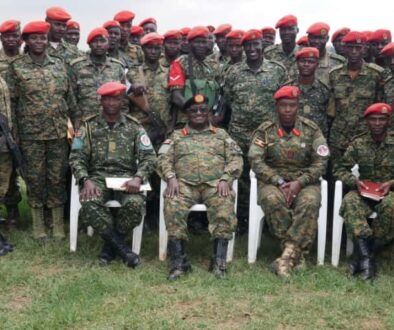 Speaking to troops undergoing a Team Leaders’ Course at Buyala Nsujju Mporwe Barracks in Mpigi District, Maj Gen Kulayigye