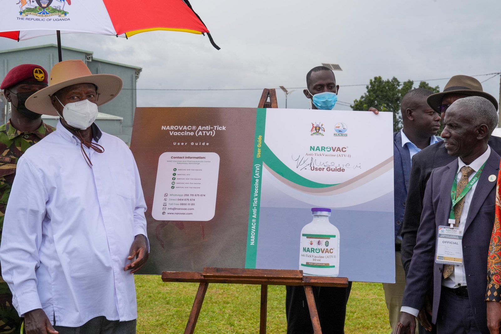Museveni launches Uganda’s first anti-tick vaccine