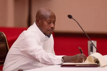 museveni signs