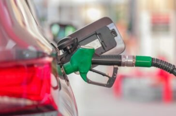 File image of a fuel pump nozzle