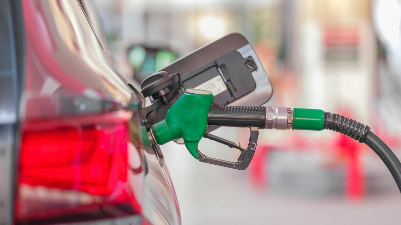 File image of a fuel pump nozzle