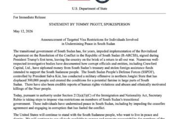 usa south sudan