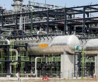 An image of the Dangote Petroleum Refinery in Nigeria.
