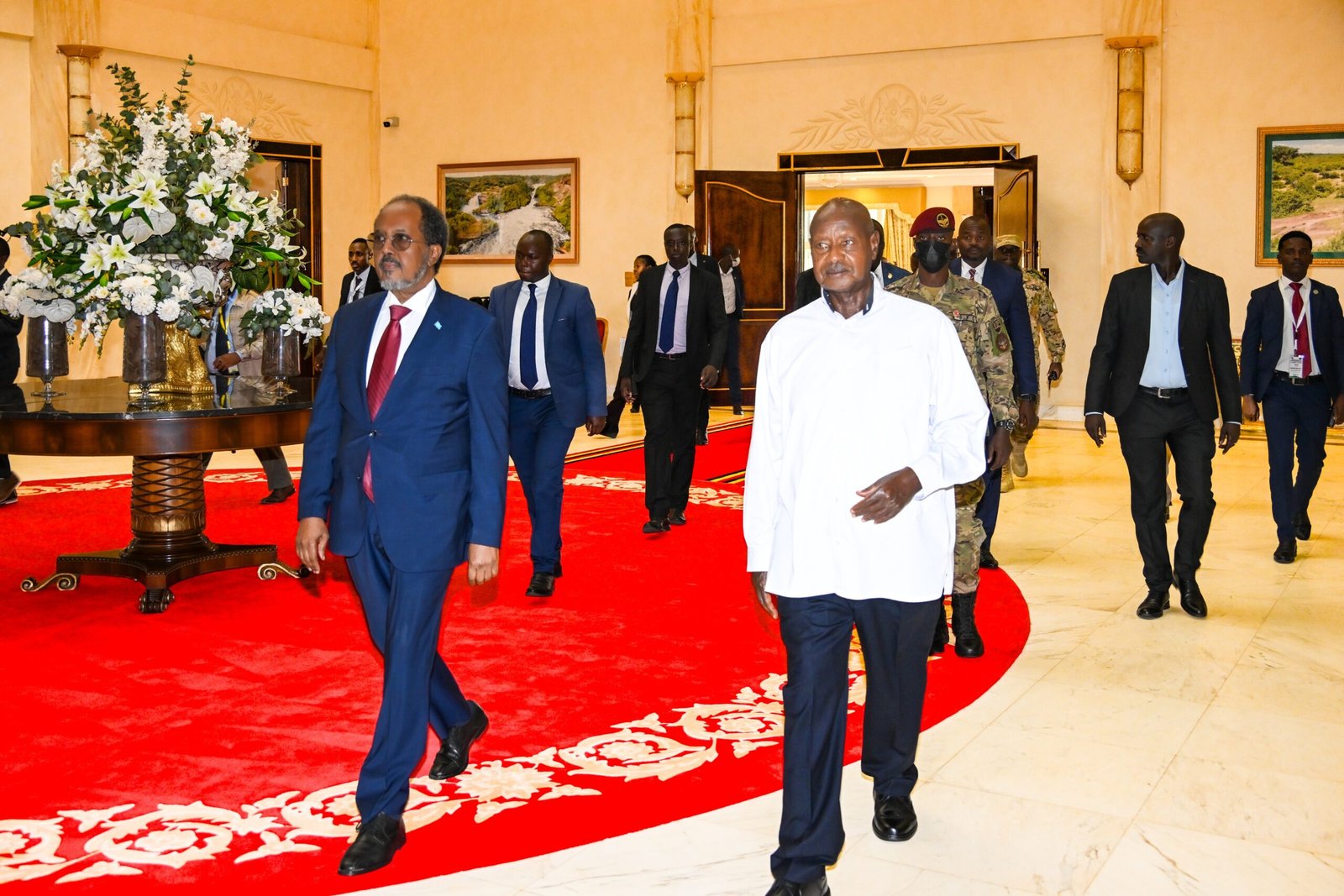 Museveni, Somali President discuss security