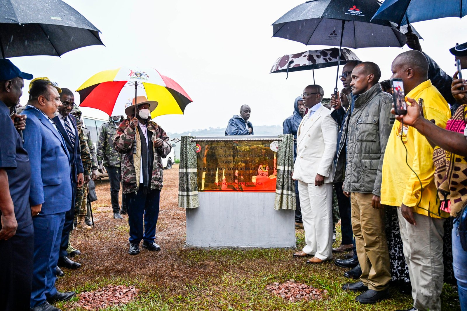Museveni opens meat and beans factory