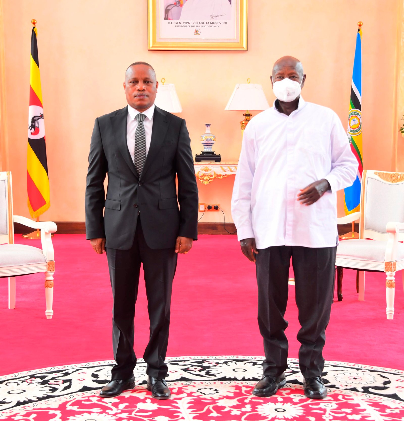 Museveni welcomes four new envoys