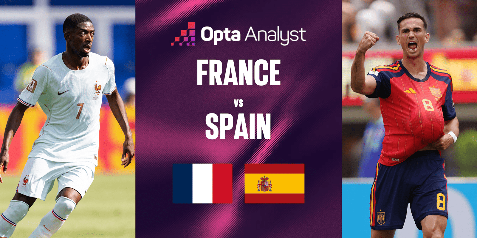 France vs Spain match key insights