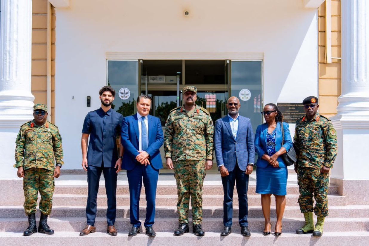 Gen Muhoozi meets Nation Media owner
