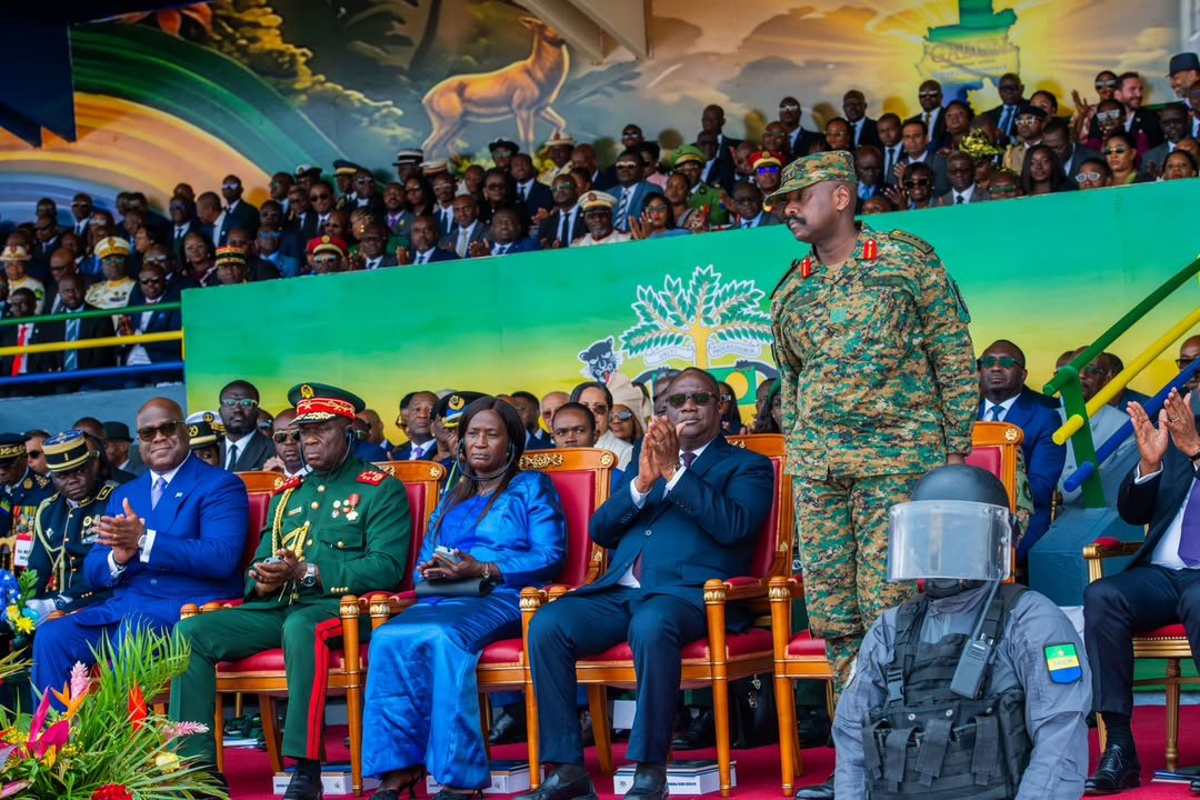 Gen. Muhoozi joins Presidents in Garbon