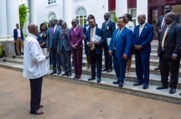 President Museveni meets Delegatio of Senior Officials from South Sudan led by Minister of Trade and Industry Dr Labanya Margaret Mathya - SHE - 06