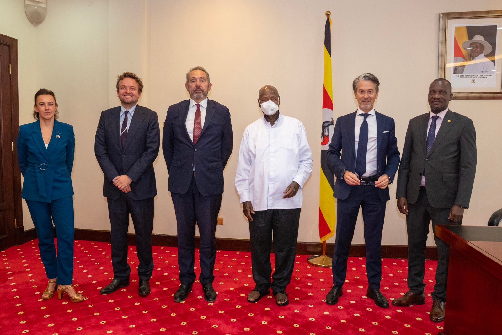 President Museveni meets EU Delegation at State house - Entebbe - 01